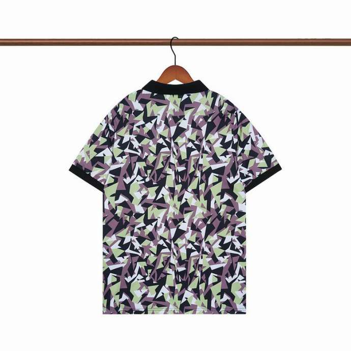 Picture of Fendi Polo Shirt Short _SKUFendiM-XL05820153